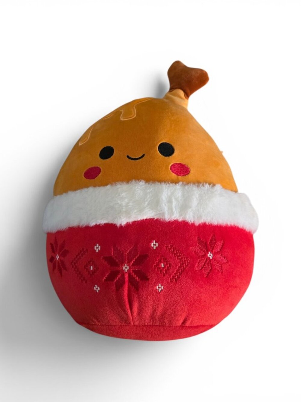 Squishmallows TurkTina the Turkey Leg Plush Holiday Red Sweater No Tags